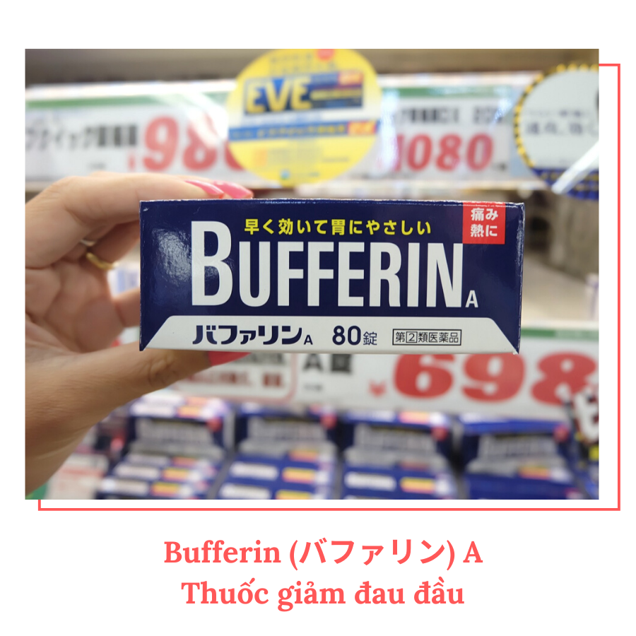 20+ loại thuốc chữa các bệnh phổ biến có bán trong các tiệm thuốc ở Nhật Bản